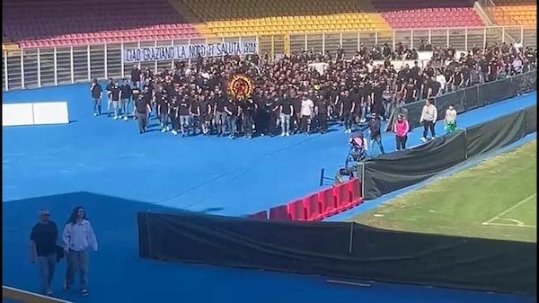 Lecce, l'ultimo saluto al Via del Mare per Graziano Fiorita