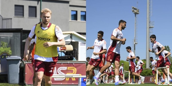 Roma, riprendono gli allenamenti a Trigoria: Nelsson torna in gruppo