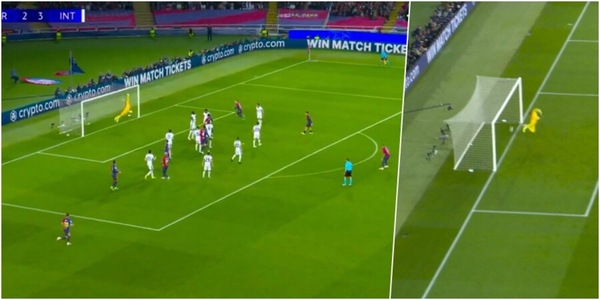 Sommer, che sfortuna: parata, traversa e autogol sul tiro di Raphinha