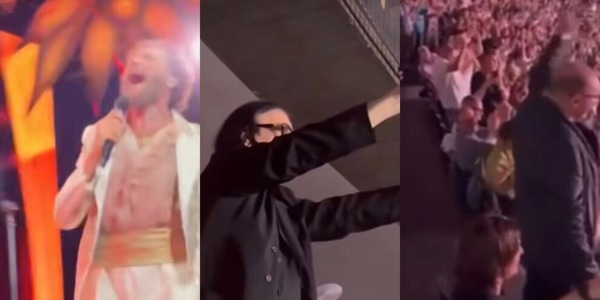 Jovanotti saluta Roma, la gag con Renato Zero è irresistibile: "Vai al Conclave". Palaeur in delirio