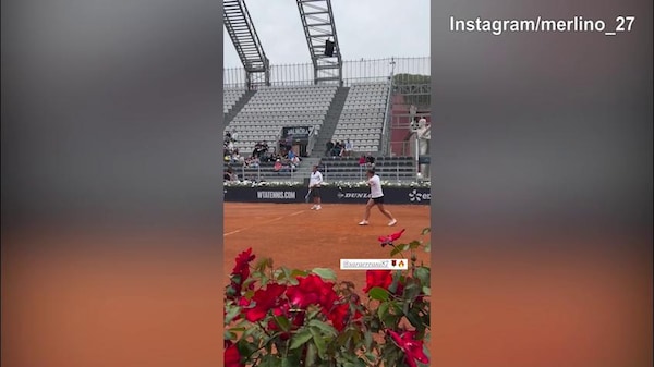 Internazionali d'Italia, Sara Errani si allena in vista di Roma