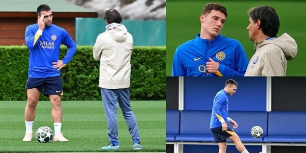 I provini di Lautaro e Pavard prima di Inter-Barcellona