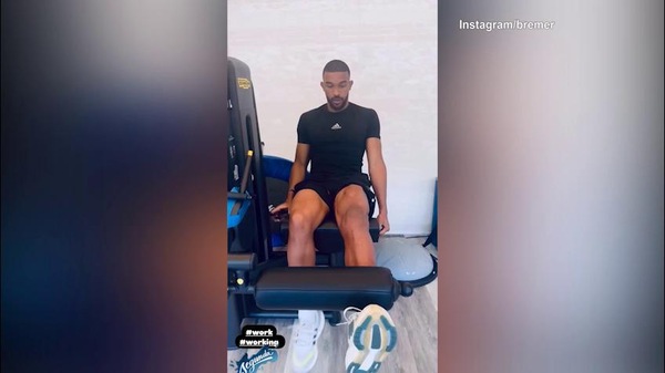 Juve, Bremer al lavoro in palestra