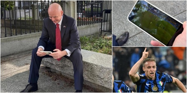 Infantino super tifoso dell'Inter: la foto dalla Casa Bianca fa il giro del web