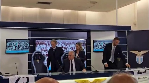 Cragnotti e Lotito insieme in conferenza a Formello: tutte le loro parole