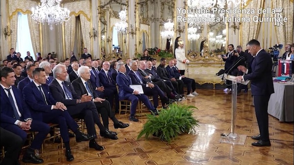 Conceicao al Quirinale: "Un onore essere qua, grazie Italia per come mi hai accolto"