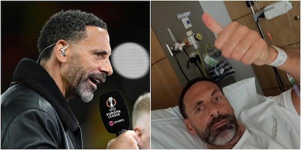 Rio Ferdinand dopo i giorni in ospedale: "Panico totale, sentivo gli occhi..."