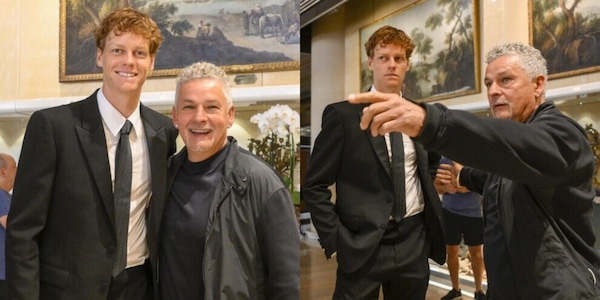 Sinner e Baggio, incontro speciale: le foto insieme a Roma