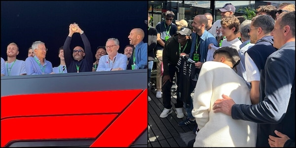 F1, il Bologna e Italiano ad Imola: l'incontro con Kimi Antonelli