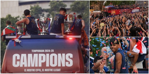 Il Barcellona festeggia il 'tripletino': Liga, Supercoppa di Spagna e Coppa del Re