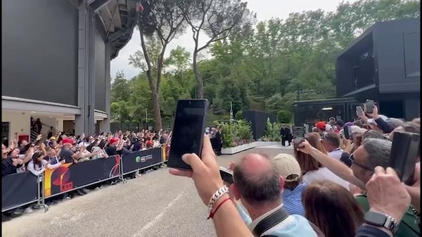 Il Presidente Mattarella entra al centrale per la finale Paolini-Gauff