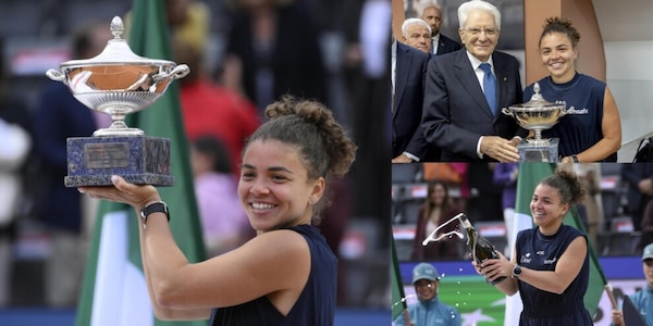 Trionfo Paolini agli Internazionali d'Italia: l'alzata di coppa e la gioia condivisa con Mattarella