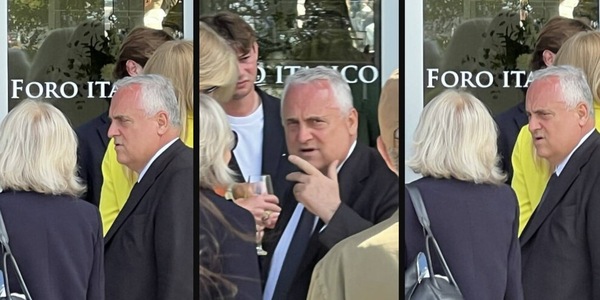Lotito agli Internazionali per Sinner-Alcaraz
