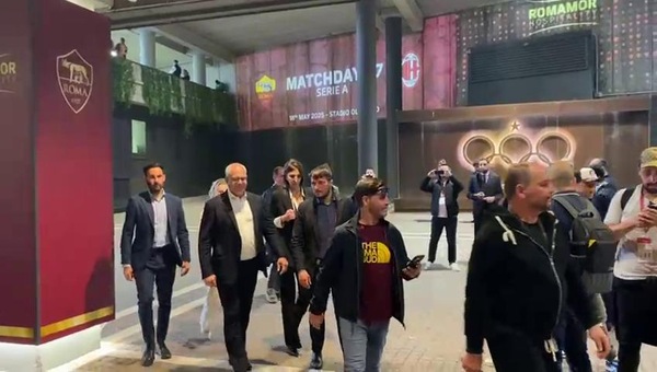 Roma-Milan, il sindaco Gualtieri è allo stadio Olimpico