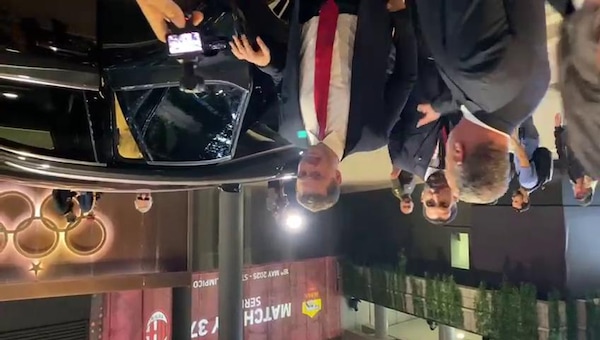 Ryan Friedkin arriva all'Olimpico per Roma-Milan