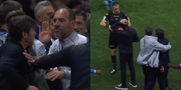 Parma-Napoli, rissa tra le panchine: espulsi Chivu e Conte