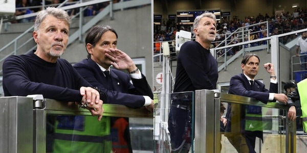 Baroni e Inzaghi espulsi soffrono insieme: la scena curiosa in Inter-Lazio