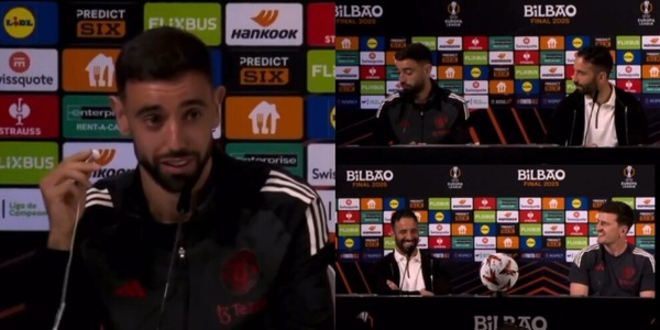 Bruno Fernandes e il siparietto in conferenza stampa: "Nemmeno il traduttore capisce..."