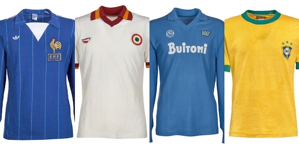 Asta Sport memorabilia, in vendita i preziosissimi cimeli di Maradona, Pelé, Platini e Gigi Riva