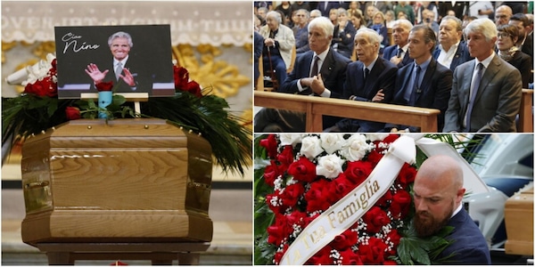Funerali Nino Benevenuti: l'ultimo saluto nella chiesa degli Artisti in piazza del Popolo a Roma