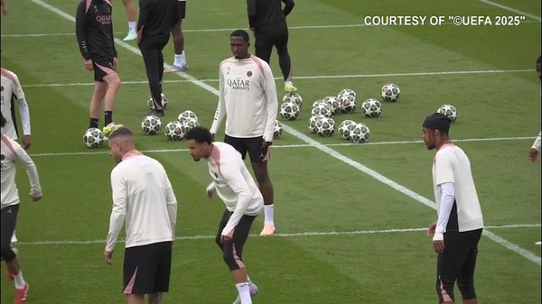 Il Psg si allena e si avvicina alla finale di Champions League