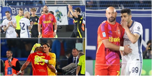Reina chiude la carriera con un rosso: espulso in Como-Inter, ma esce tra gli applausi di tutti