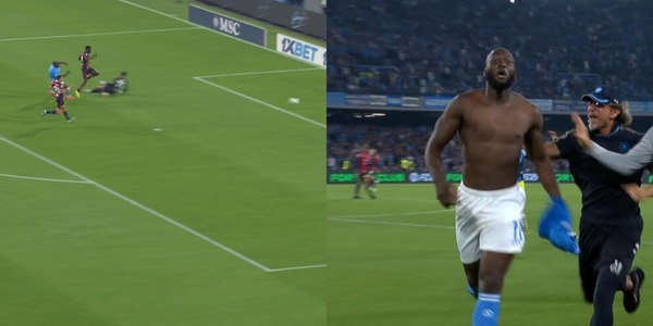 Lukaku fa esplodere di gioia il Maradona: la sequenza del gol da urlo contro il Napoli
