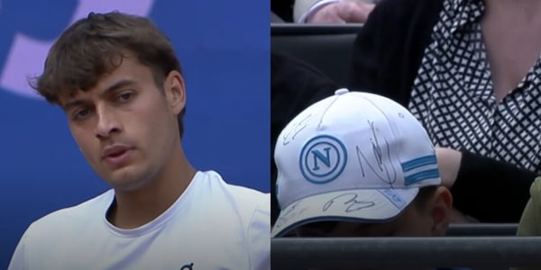 Cobolli gioca in finale ad Amburgo ma le telecamere inquadrano la tribuna: il dettaglio scatena i tifosi del Napoli