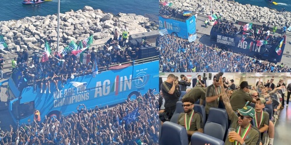 Meraviglia Napoli: la festa scudetto dei Campioni d'Italia è da brividi