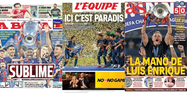 "Sublime", "Questo è il paradiso": Inter-Psg sulla stampa estera