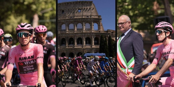Giro d'Italia, il sindaco di Roma Gualtieri dà il via all'ultima tappa