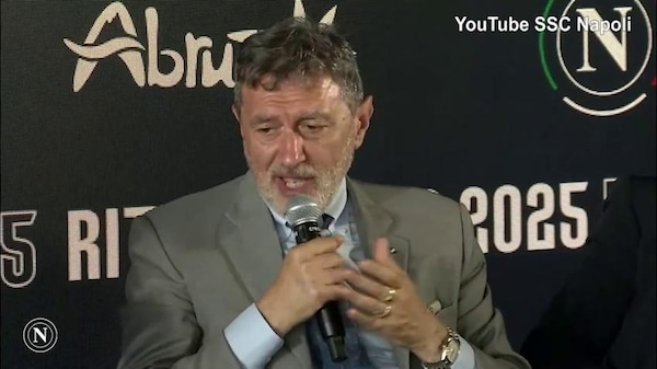 De Laurentiis-Marsilio, che siparietto in conferenza!