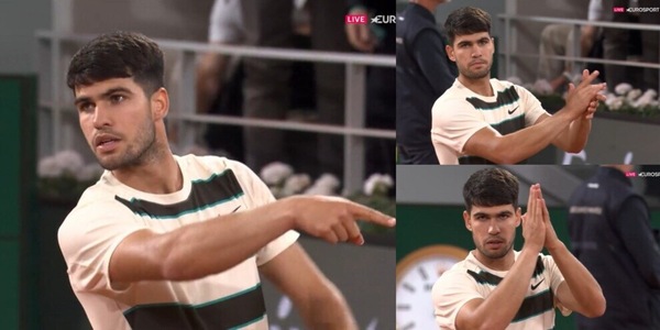 I gesti di Alcaraz dopo il ritiro di Musetti: il pubblico del Roland Garros applaude