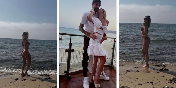 Acerbi, niente Italia ma relax al mare. E le foto della moglie Claudia sono super sexy
