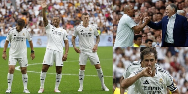 Julio Baptista e le altre leggende del Real Madrid: parata di stelle al Bernabeu