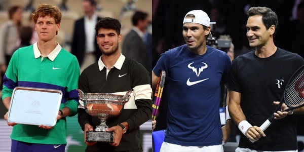Sinner-Alcaraz, scatta il paragone con Federer e Nadal