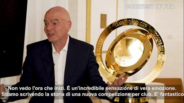 Infantino: "Mondiale per Club, non vedo l'ora che inizi"