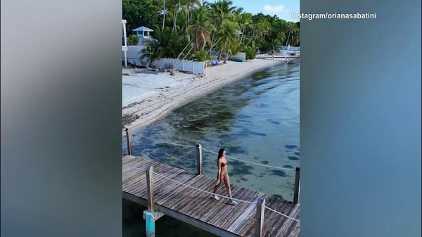 Oriana Sabatini, vacanze da sogno con Dybala