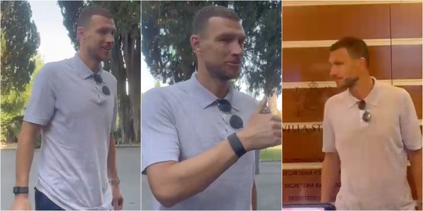Dzeko, visite mediche per la Fiorentina a Roma: ora l'incontro con la dirigenza a Firenze e la firma
