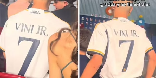 Studente alla laurea con la maglia di Vinicius, la reazione del calciatore spiazza tutti
