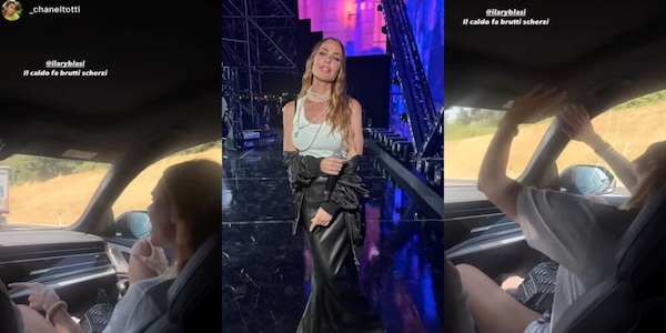 Ilary Blasi e il balletto scatenato in auto: Chanel Totti posta tutto sui social