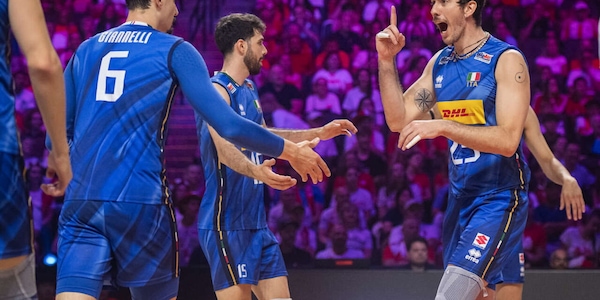 VNL: Gli azzurri domano la Polonia in cinque set