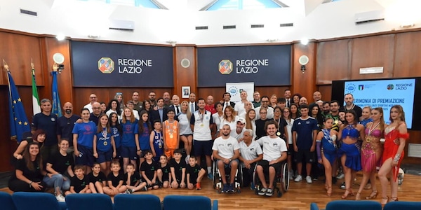 La Coppa dei Club premiata dalla Regione Lazio: esempio di sport amatoriale e inclusione