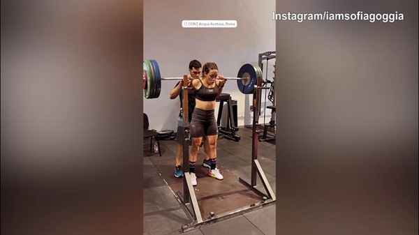 Prove di "forza" per Sofia Goggia: eccola in azione
