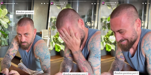 De Rossi e il siparietto piccante con Sarah: "Mi stai guardando le..."