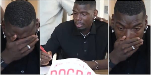 Pogba in lacrime dopo la firma con il Monaco: il commovente video è virale sui social