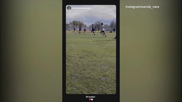 Il figlio di Maxi Lopez è un bomber di razza