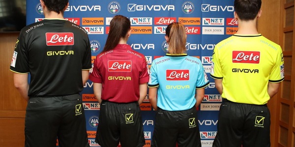 Associazione Italiana Arbitri, Lete è il nuovo back sponsor