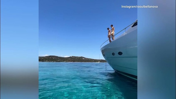 Bellanova, super tufffo dallo yacht