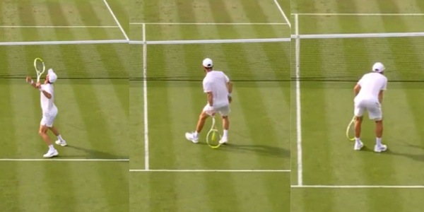 Che giocata di Moutet a Wimbledon: il video del punto con Comesana